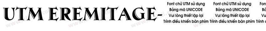 UTM Eremitage字体转换